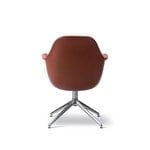 Fredericia Swoon Chair, fåtölj med snurrfunktion, krom - Omni 293