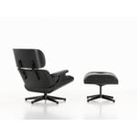 Vitra Eames Lounge Chair, classic size, black ash - black leather