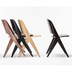 Poiat Lavitta lounge chair, oak