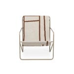 ferm LIVING Desert lounge chair, cashmere - shapes