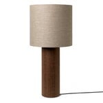 ferm LIVING Post floor lamp base, smoked oak