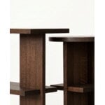 Nine Tee side table, rectangular, oiled smoked oak, extra image