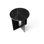 Audo Copenhagen Marmorplatte für Tisch Androgyne, schwarz