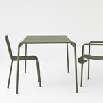 HAY Palissade table 82,5 x 90 cm, olive