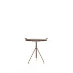 Menu Umanoff side table, 45 cm, walnut - brushed brass