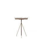 MENU Umanoff side table, 60 cm, walnut - brushed brass