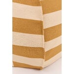 Nobodinoz Vibes Round kids' beanbag, mustard and sand tiles, view 3