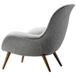 Fredericia Swoon Lounge armchair, Hallingdal 130 - smoked oak