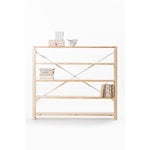 Lundia Classic open shelf, low, wide, natural