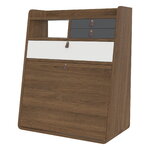 Hartô Gaston wall desk, 60 cm, stained oak - light grey - slate grey, view 5
