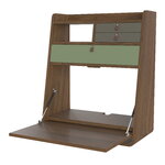 Hartô Gaston wall desk, 60 cm, stained oak - ash green - sage, view 5