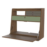 Hartô Gaston wall desk, 80 cm, stained oak - ash green - sage, view 3