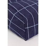 Nobodinoz Vibes kids' armchair beanbag, navy blue grid, view 6