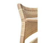 Fredericia BM62 käsinojallinen tuoli, rottinkipunos - öljytty tammi