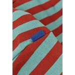 Nobodinoz Bliss Long lasten säkkituoli, red teal green stripes, view 3