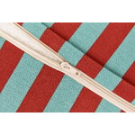 Nobodinoz Bliss Long lasten säkkituoli, red teal green stripes, view 5