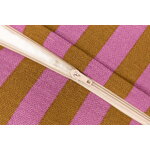 Nobodinoz Bliss Long kids' beanbag, pink curry stripes, view 3