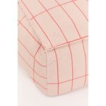 Nobodinoz Vibes Long beanbag, pink red grid, view 5