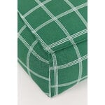 Nobodinoz Vibes Long beanbag, green white windowpane, view 5