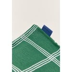Nobodinoz Vibes Long beanbag, green white windowpane, view 4