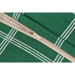 Nobodinoz Vibes Long beanbag, green white windowpane, view 3