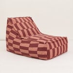 Nobodinoz Vibes Long beanbag, maroon tiles, view 5