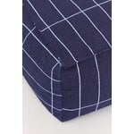 Nobodinoz Vibes Long beanbag, navy blue grid, view 5