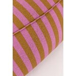 Nobodinoz Ziggy armchair beanbag, pink curry stripes, view 4