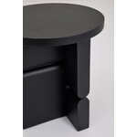 Nobodinoz Noon stool/side table, black, view 4