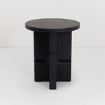 Nobodinoz Noon stool/side table, black, view 3