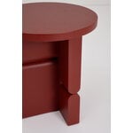 Nobodinoz Noon stool/side table, burnt red, view 3