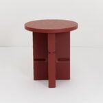 Nobodinoz Noon stool/side table, burnt red, view 4
