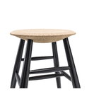 Hem Drifted stool,  light cork - black