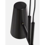 Woud Cono pendant with 2 shades, black