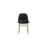 Normann Copenhagen Form tuoli, tammi - musta nahka Ultra