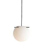 Frandsen Lampada a sospensione Koi, 25 cm, opale bianco - nero