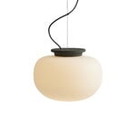 Frandsen Supernate pendant, 28 cm, white opal - black