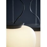 Frandsen Supernate pendant, 28 cm, white opal - black