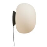 Frandsen Lampada da parete Supernate, 38 cm, opale bianco - nero