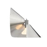 Frandsen Peel wall lamp, brushed stainless steel