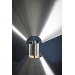 Frandsen Peel wall lamp, brushed stainless steel