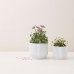 Lyngby Porcelain Flower pot, medium, white