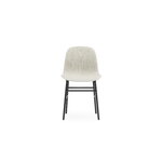 Normann Copenhagen Form stol, svart stål - Main Line Flax 20