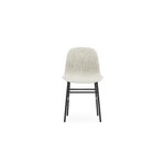 Normann Copenhagen Form Stuhl, schwarzer Stahl - Main Line Flax 20