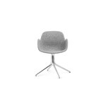 Normann Copenhagen Form Swivel 4L käsinojallinen tuoli, alumiini - Synergy 16