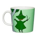 Arabia Moomin mug, Snufkin, green
