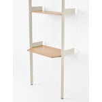 &Tradition Rombe IF2 shelf with desk, alabaster - oak, view 4