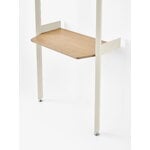 &Tradition Rombe IF2 shelf with desk, alabaster - oak, view 3