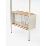 &Tradition Rombe IF3 Regal mit Schrank, alabaster - eiche, extrabild