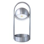 Frandsen Ball portable table lamp, brushed aluminium, extra image